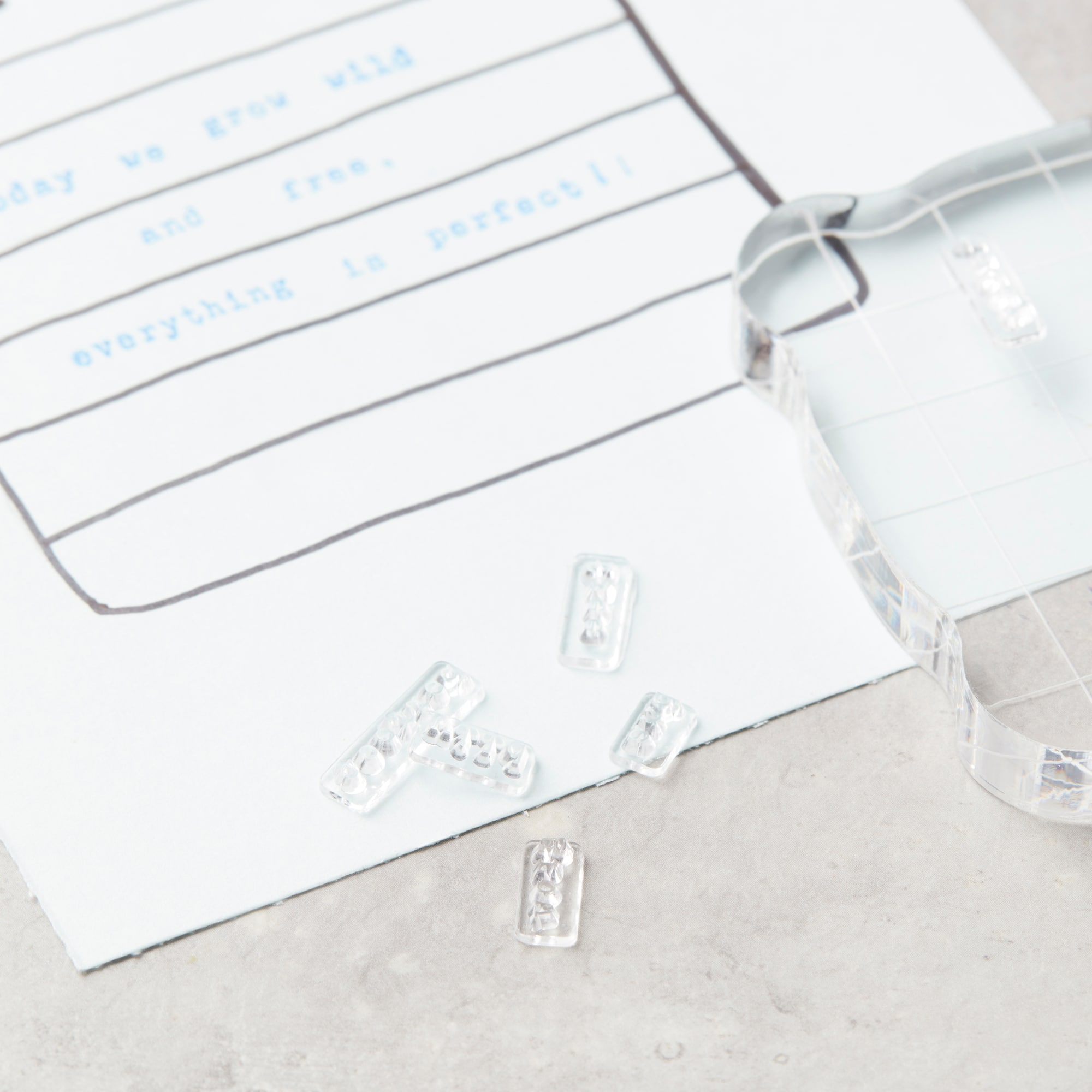 Word-Fetti Clear Stamps by Recollections™